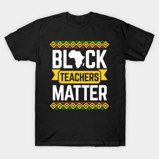 Dashiki Pattern Black History Month Gift For Teacher T-Shirt